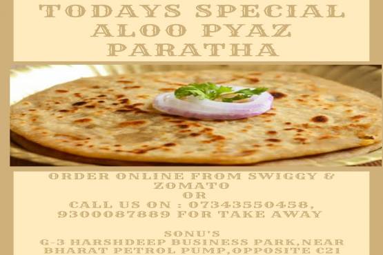 Aloo Paratha Stuffed