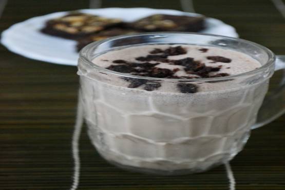 Cold Coffee with Brownie