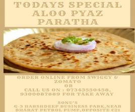 Aloo Paratha Stuffed