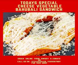Bahubali Cheese Veg. Sandwich