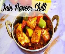 Jain Chilli Paneer Dry/Gravy