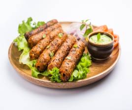 Malai seekh kebab