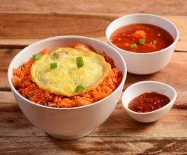 Triple Schezwan Fried Rice